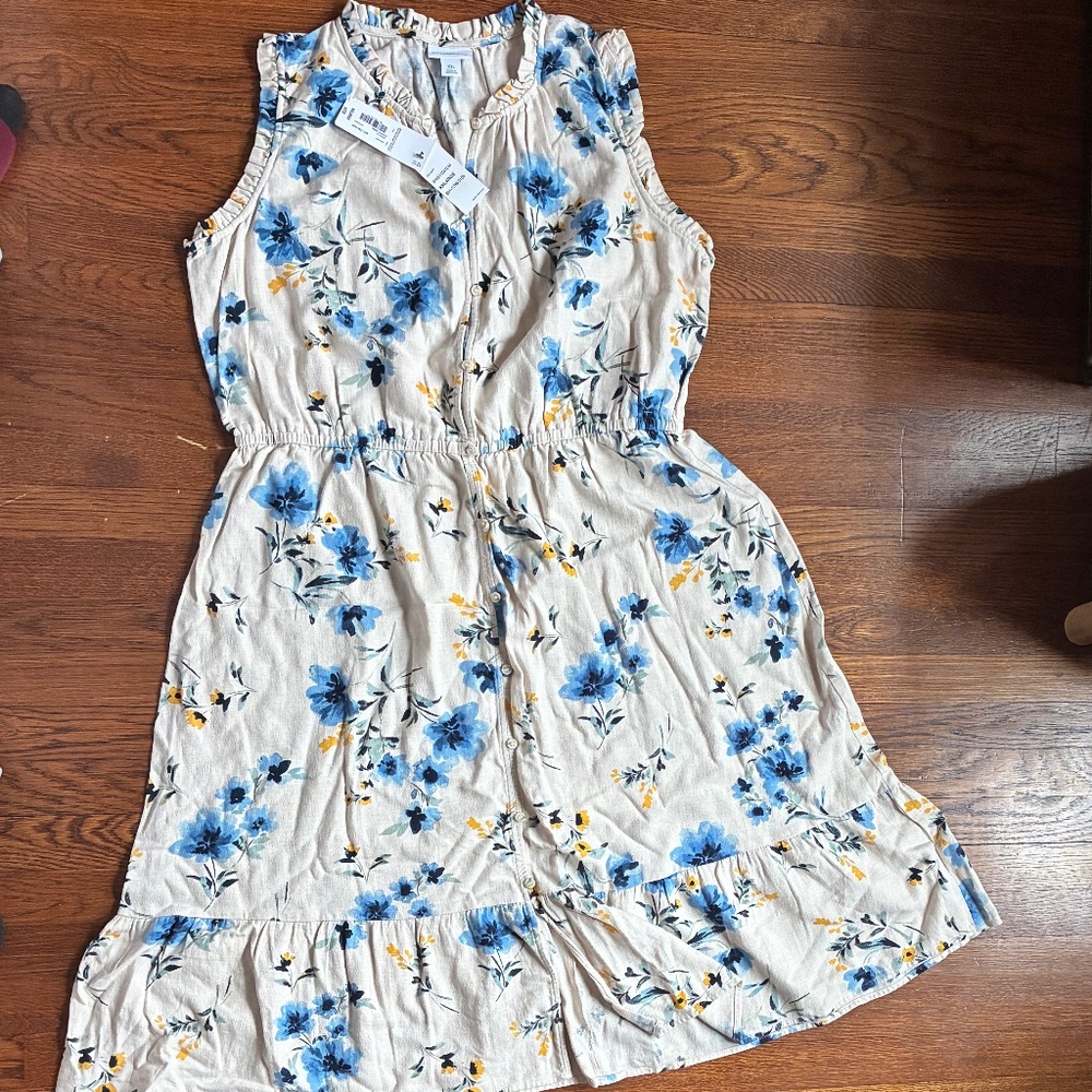 Liz Claiborne Flax Floral Dress